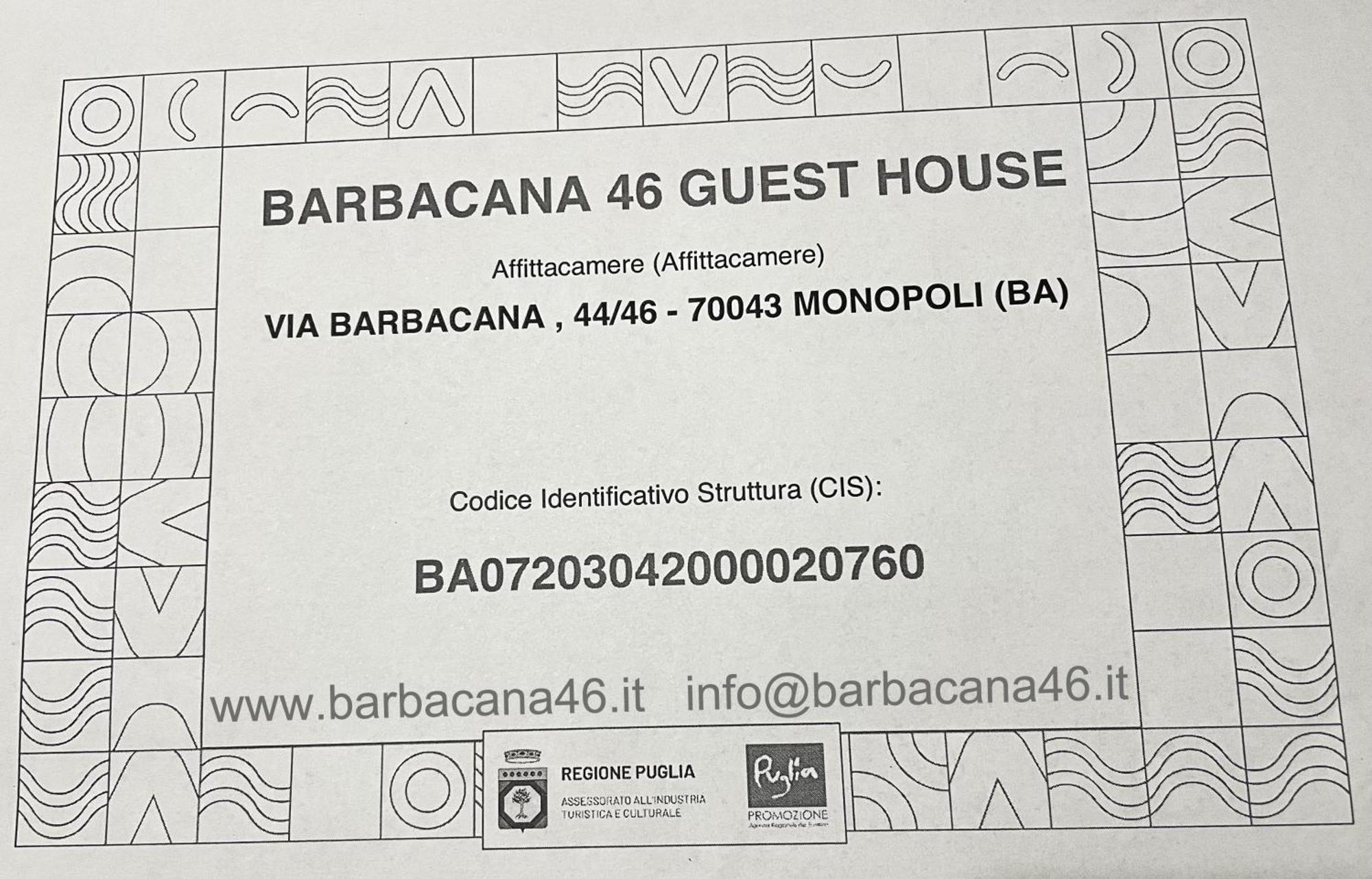 Barbacana46 Guest House 莫诺波利 外观 照片